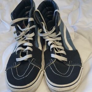 Vans Kids High-Top Sneakers - Black and White